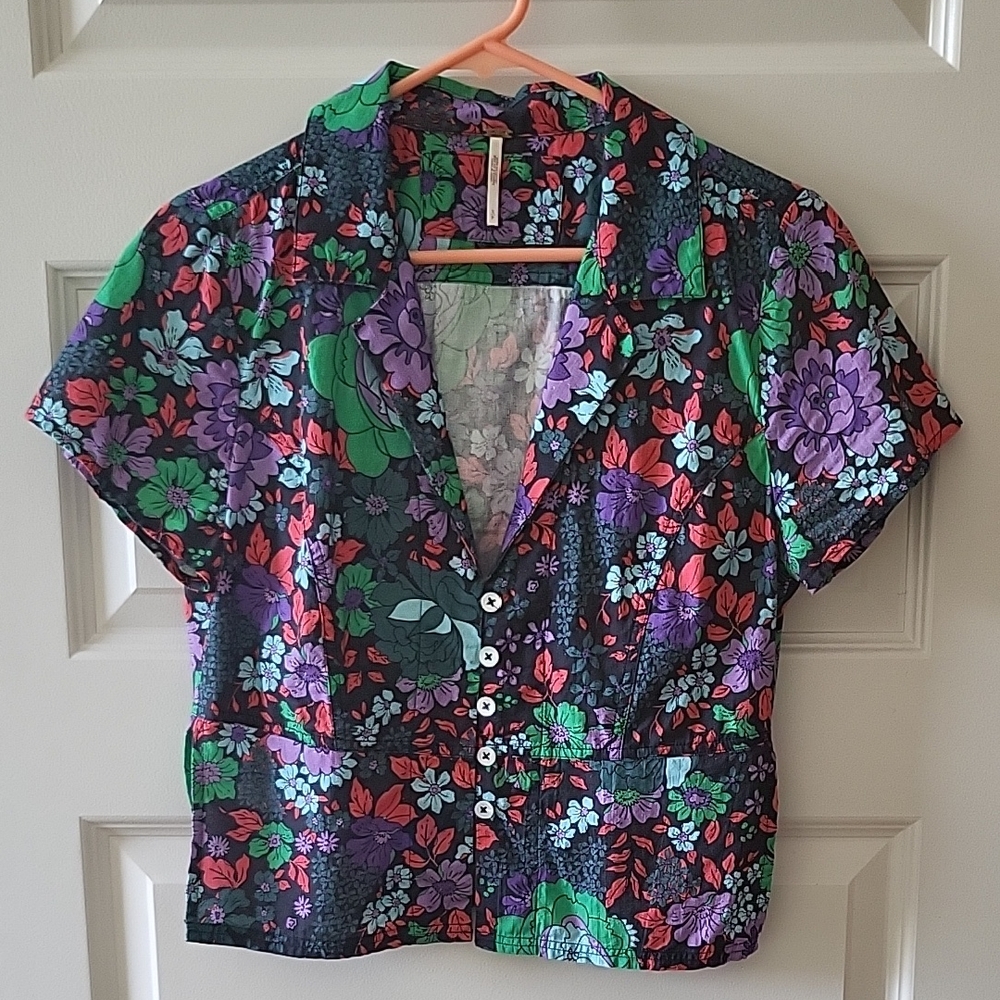 Free People Shrunken Vacation Shirt